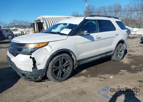 2015 Ford Explorer Sport z USA, uszkodzony, nr VIN 1FM5K8GT7FGB76182